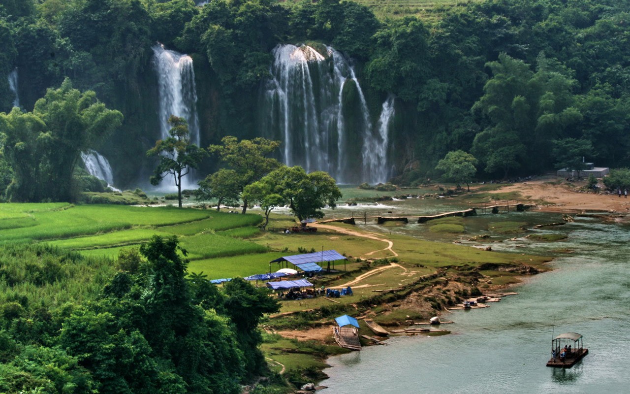 Detian Falls (Minghu Metasequoia works) #3 - 1280x800