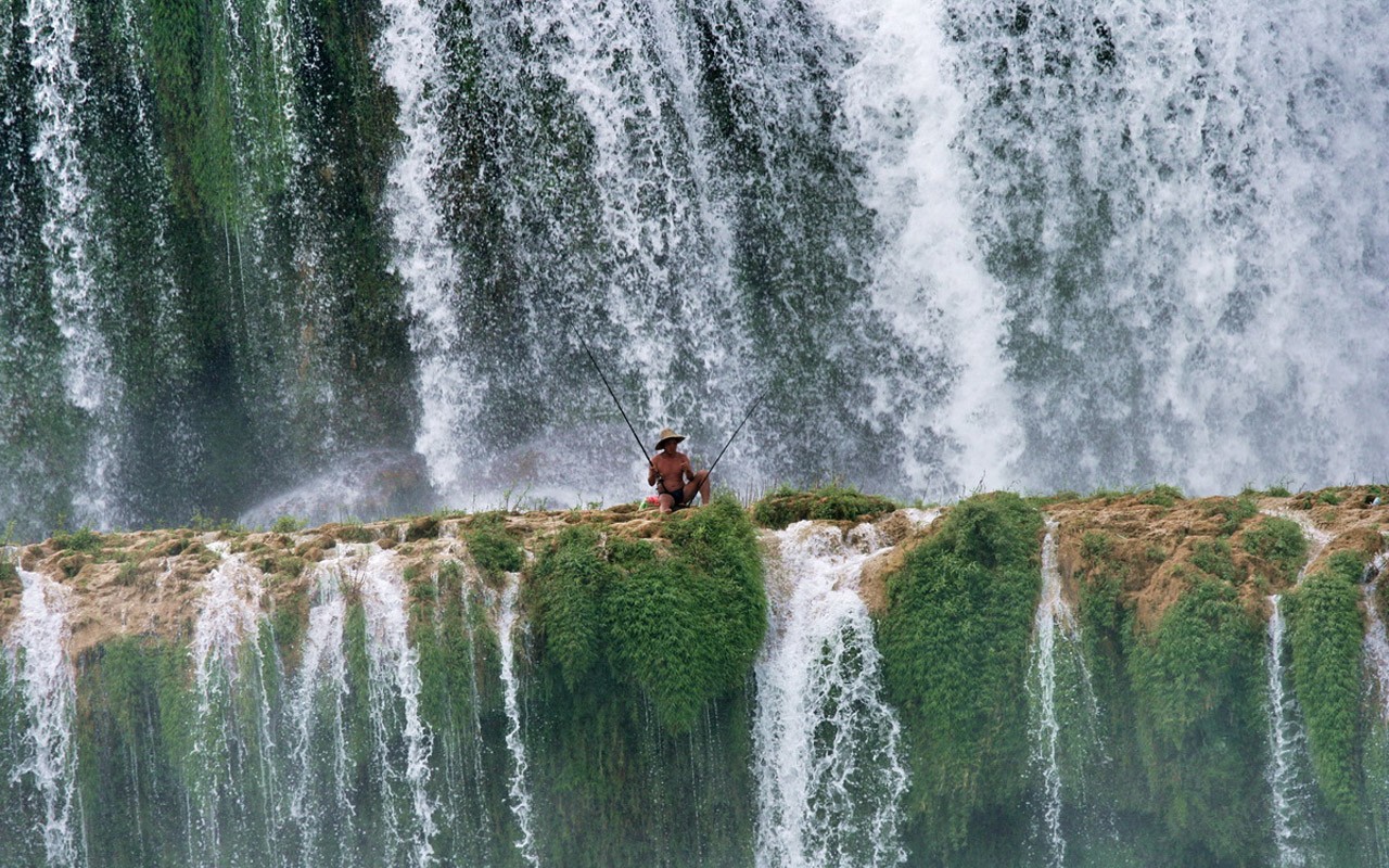 Detian Falls (Minghu Metasequoia práce) #7 - 1280x800