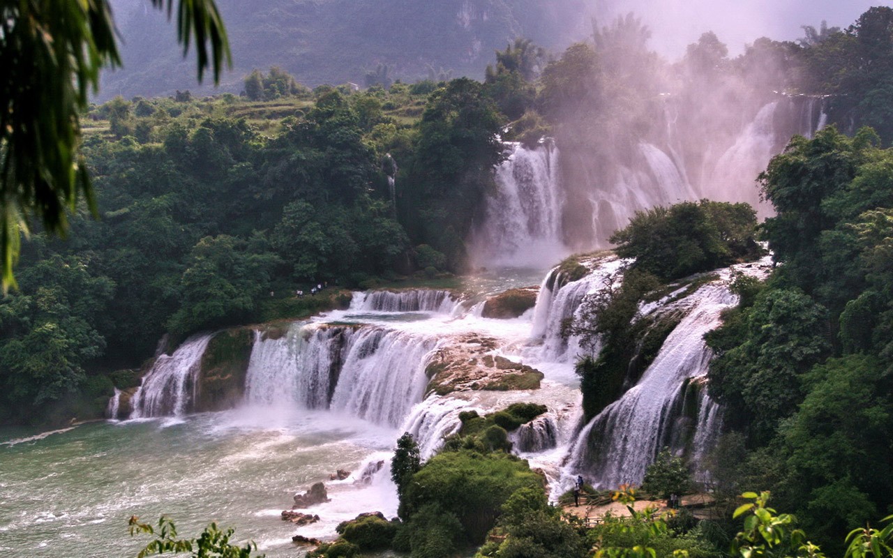 Detian Falls (Minghu Metasequoia práce) #14 - 1280x800