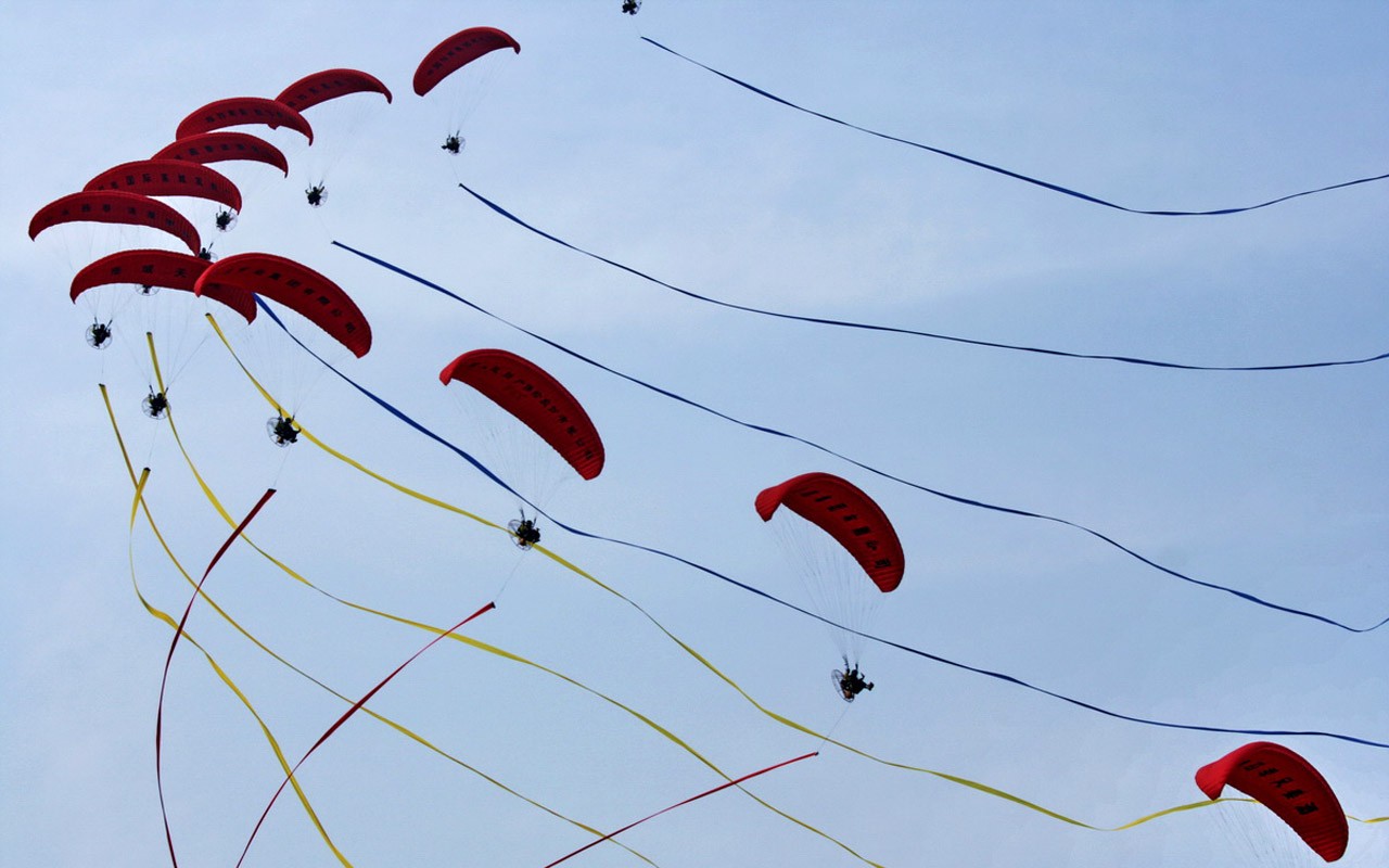 The International Air Sports Festival Glimpse (Minghu Metasequoia works) #9 - 1280x800