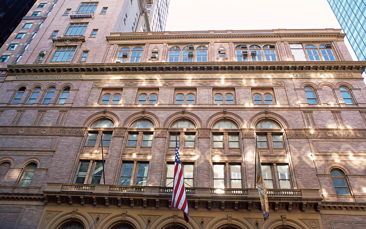 rušný město New York Stavební #13 - 1280x800
