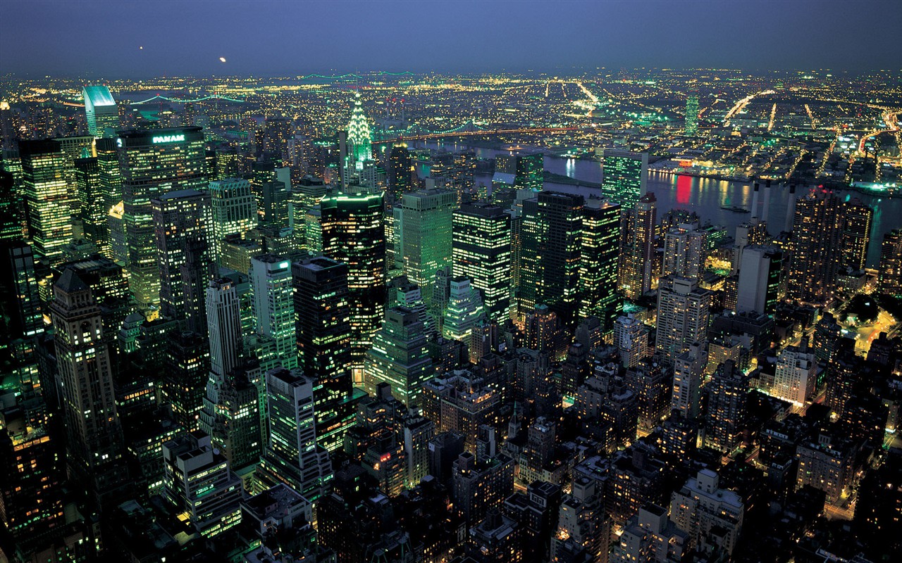 Bustling city of New York Building #15 - 1280x800