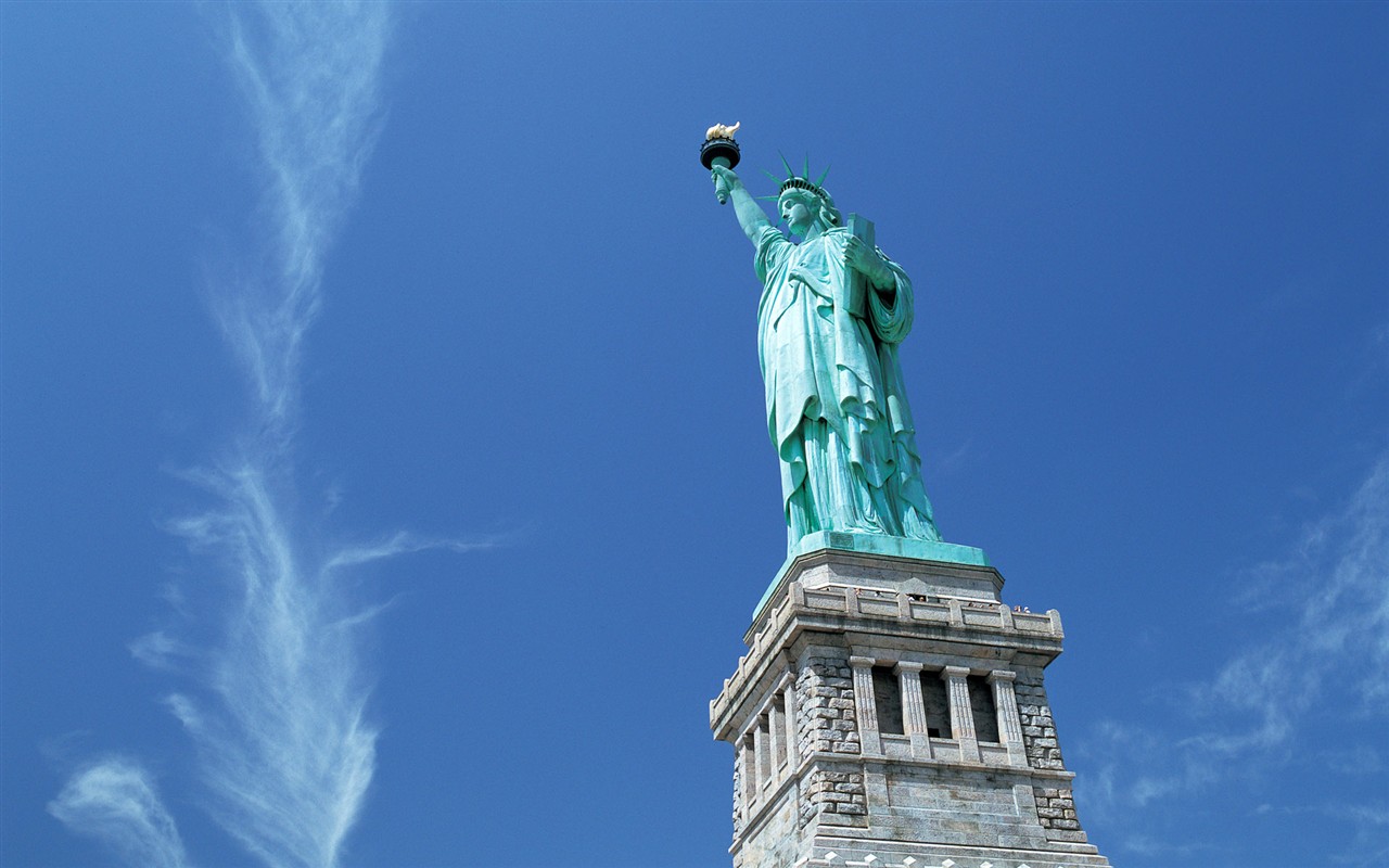 rušný město New York Stavební #20 - 1280x800