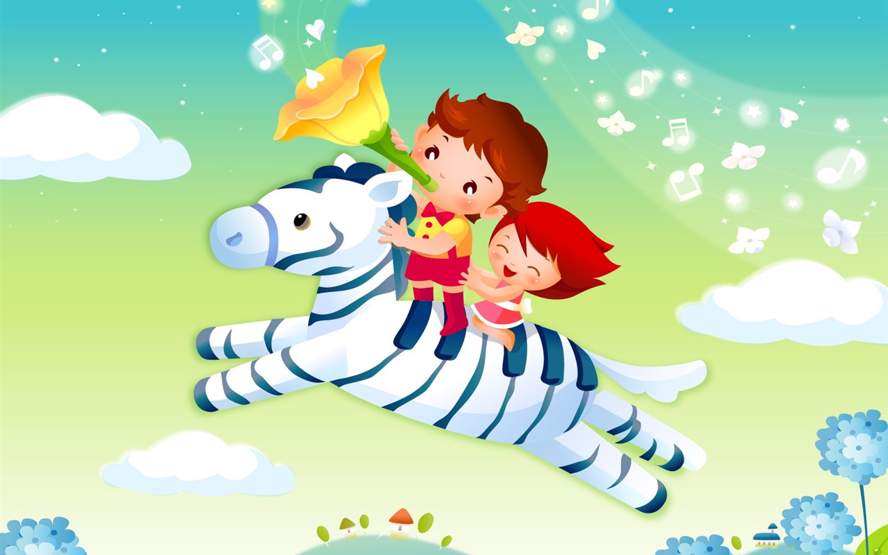 Childhood Dreams alba kreslené tapety #18 - 1280x800