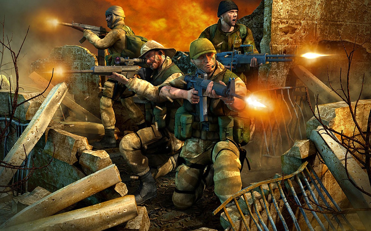 Brutal war game wallpaper #12 - 1280x800