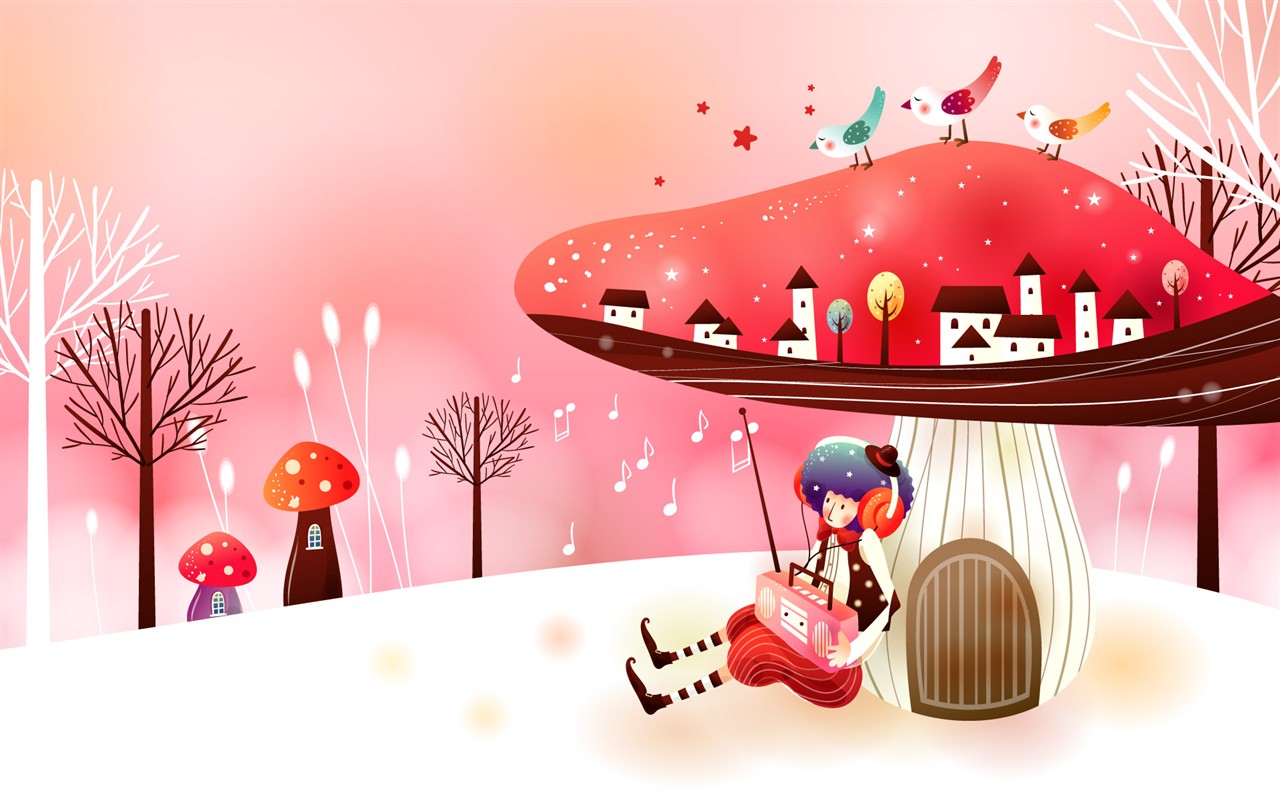 Fairy Tale Dreams Cartoon Wallpapers #1 - 1280x800
