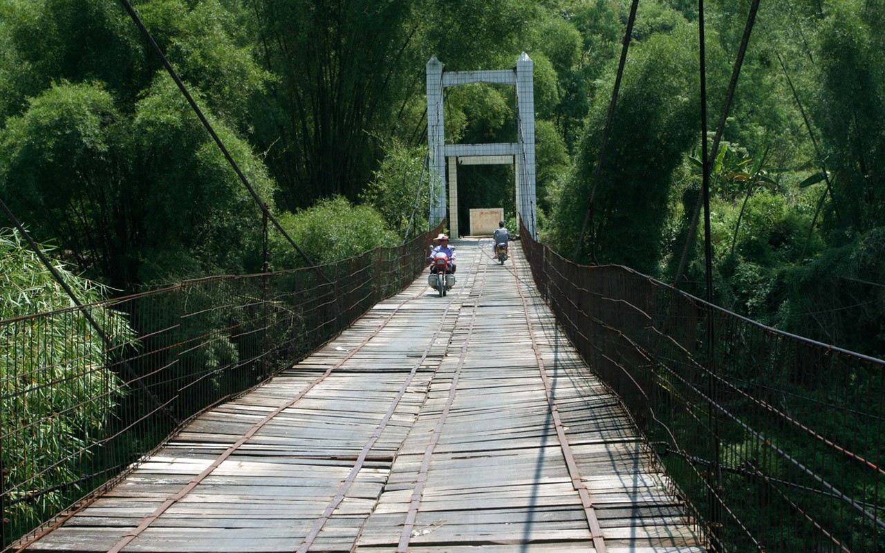 Hechi Small Three Gorges (Minghu Metasequoia works) #11 - 1280x800