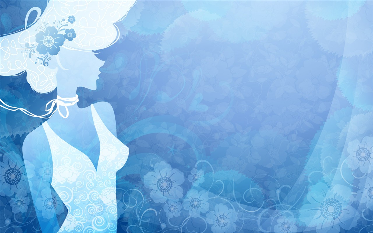 Vector Woman wallpaper #25 - 1280x800