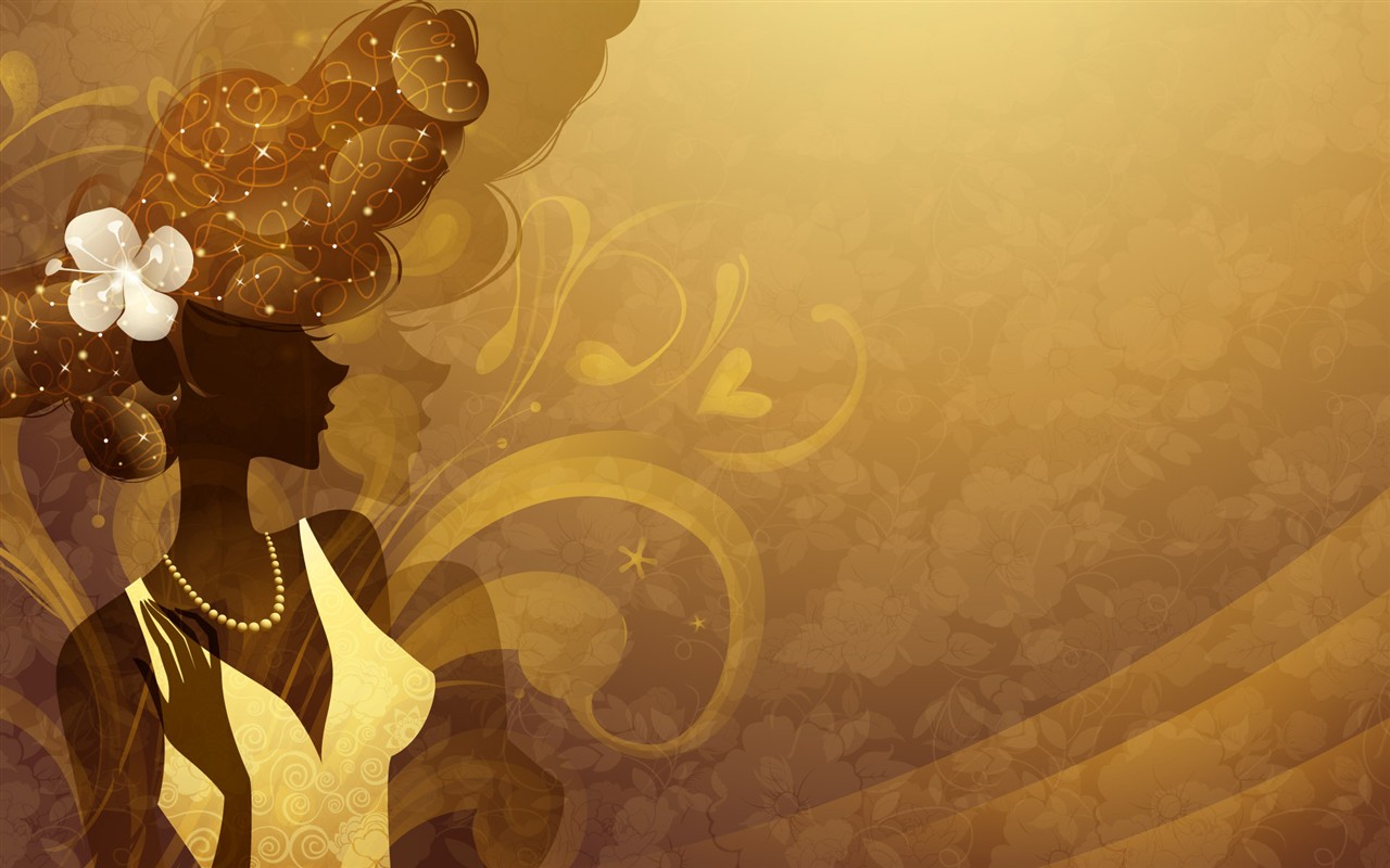 Vector Woman wallpaper #26 - 1280x800