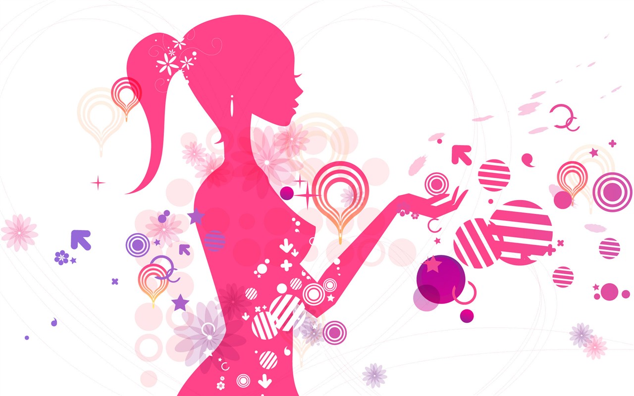 Vector Woman Tapete #32 - 1280x800