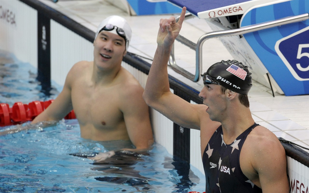 United States flying fish Phelps Wallpaper #4 - 1280x800