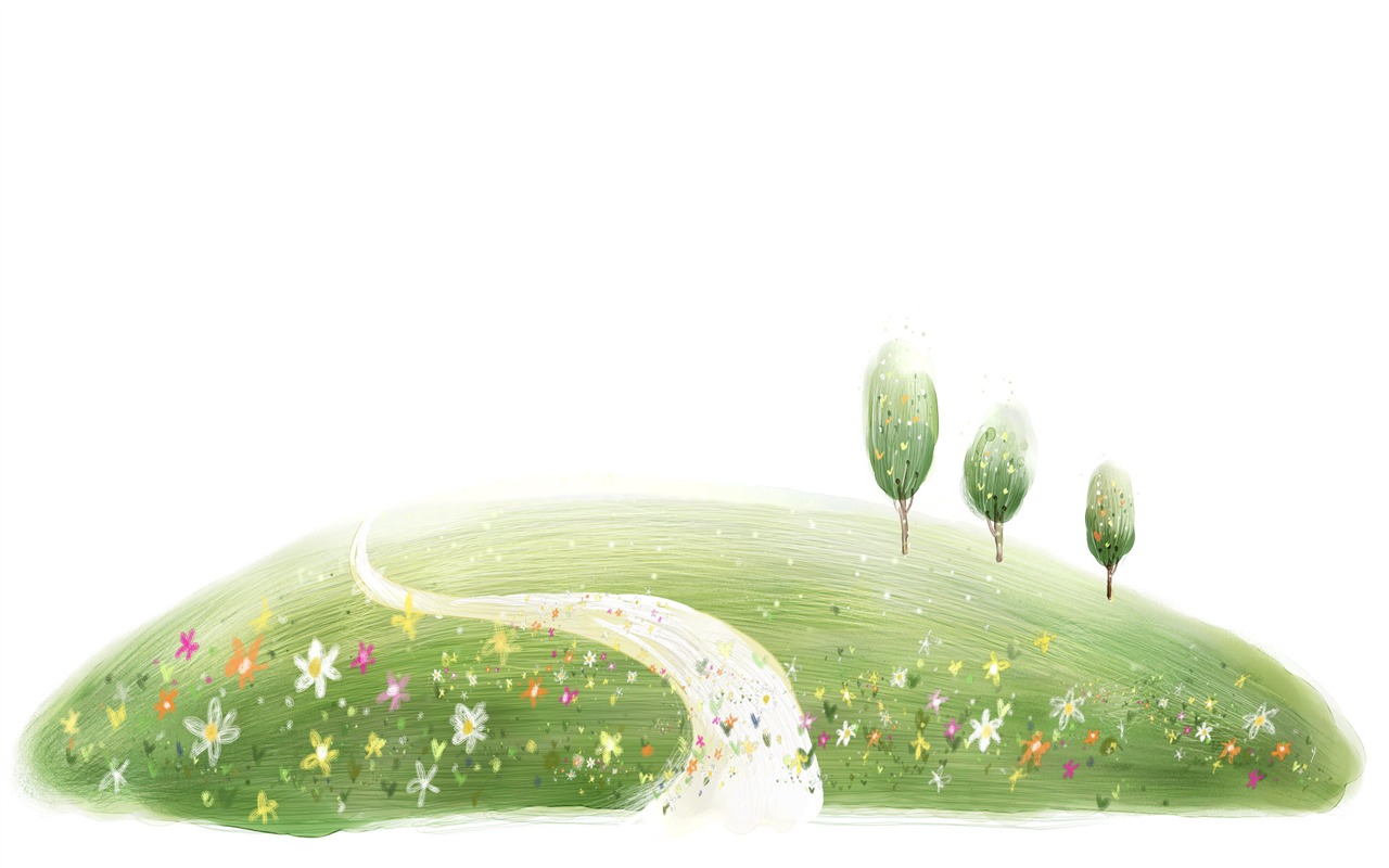 卡通夢幻風光壁紙 #6 - 1280x800