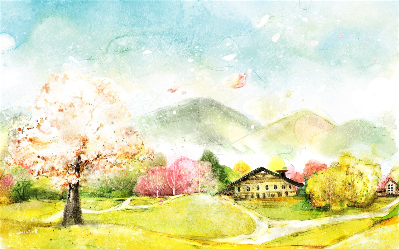 Cartoon Fantasy Scenery Wallpapers #31 - 1280x800