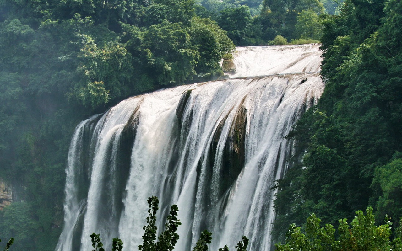 Huangguoshu Falls (Minghu obras Metasequoia) #3 - 1280x800