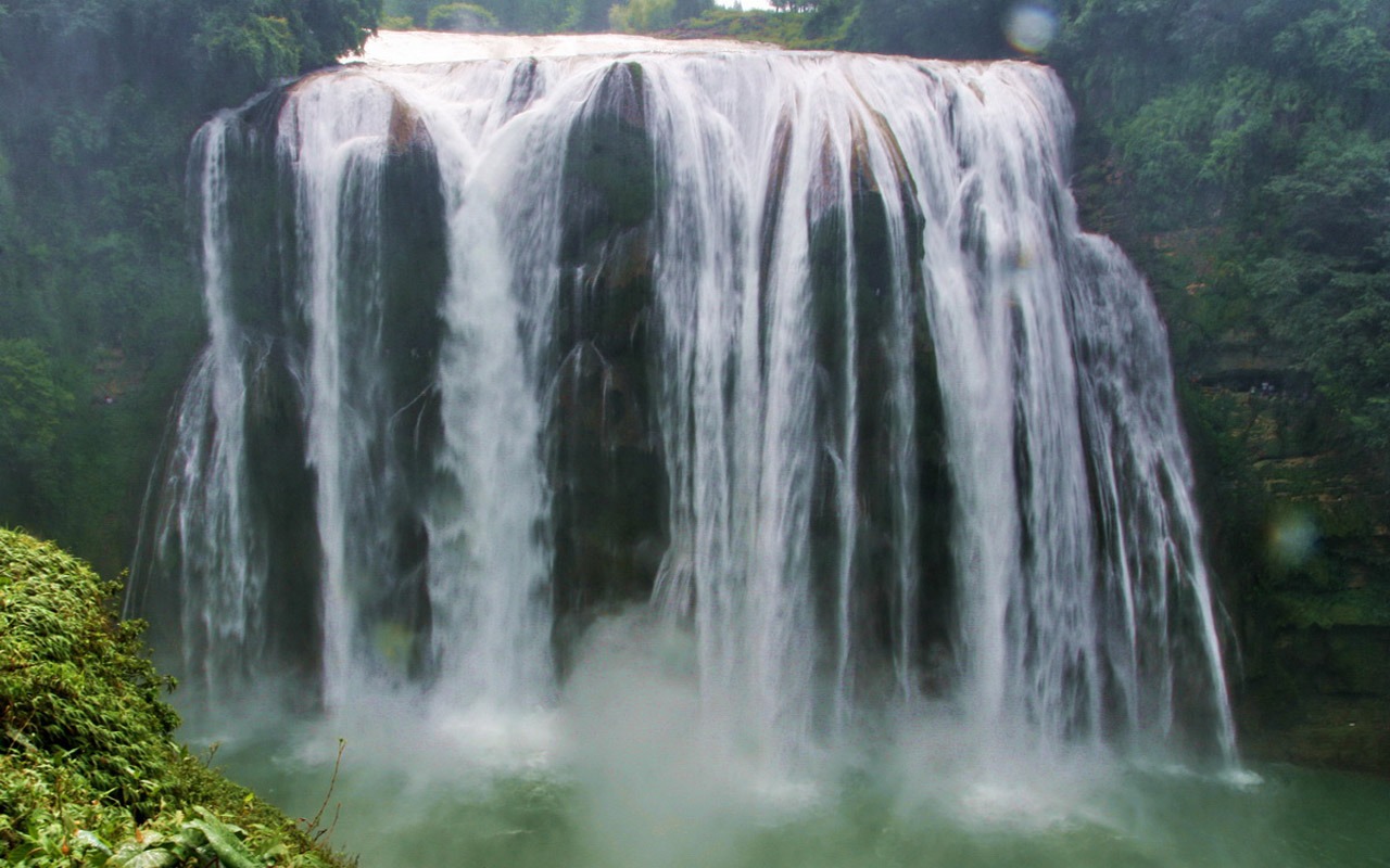 Huangguoshu Falls (Minghu Metasequoia práce) #5 - 1280x800