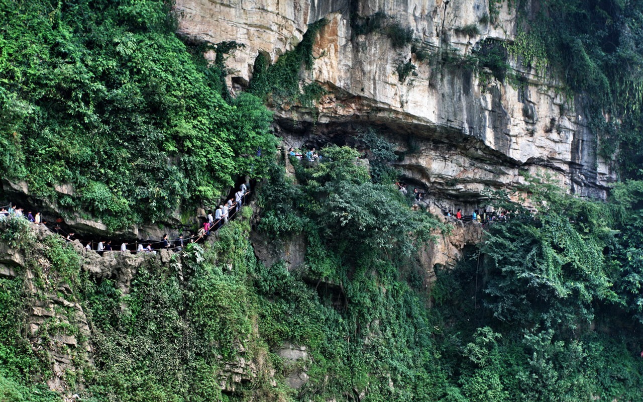 Huangguoshu Falls (Minghu obras Metasequoia) #6 - 1280x800