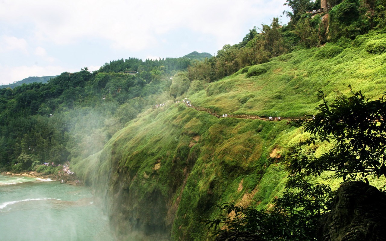 Huangguoshu Falls (Minghu obras Metasequoia) #7 - 1280x800