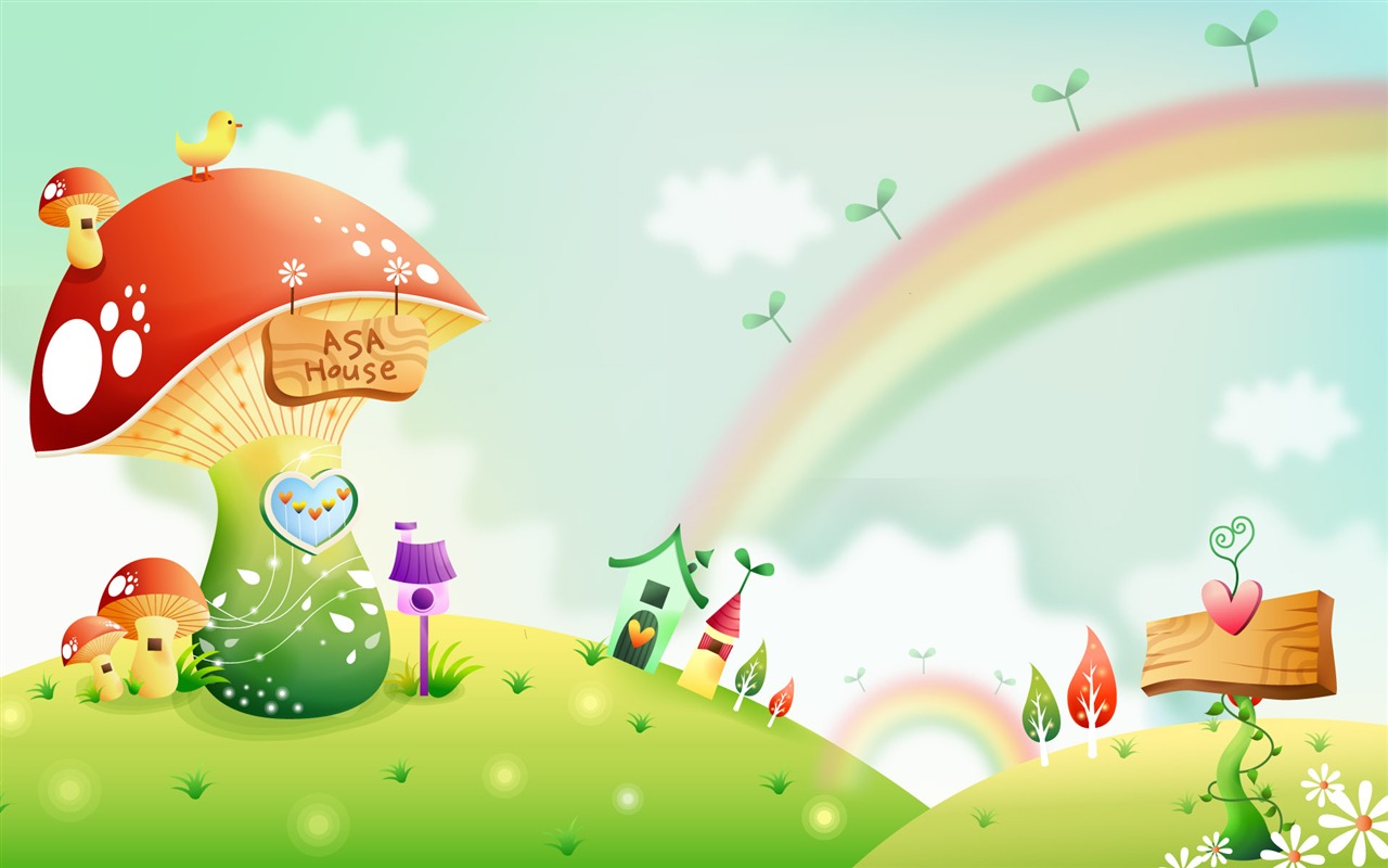 Cartoon Fantasy Scenery Wallpapers #1 - 1280x800