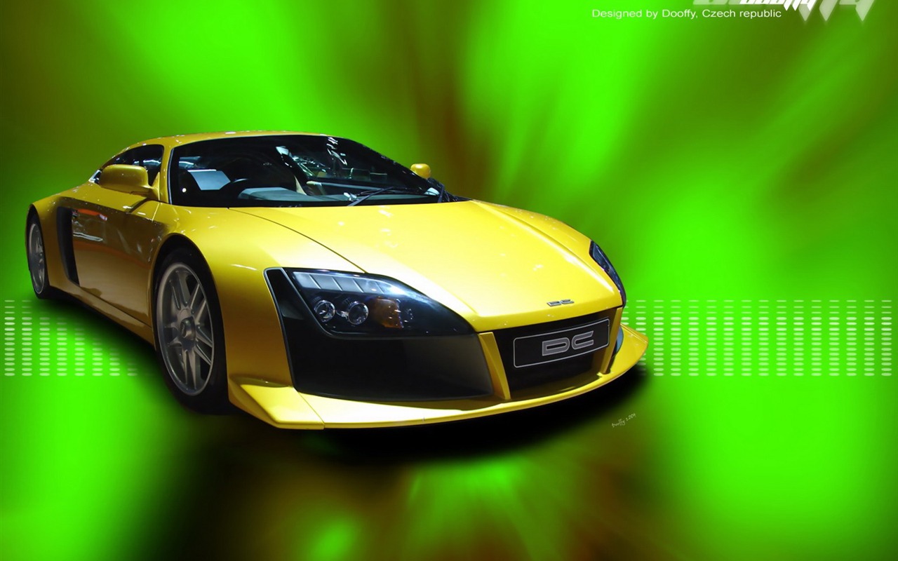烈火跑車高清壁紙 #10 - 1280x800