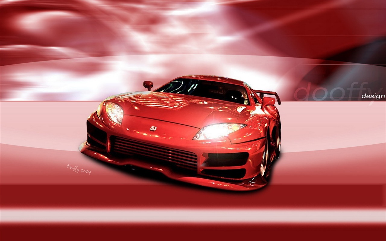 Fire car HD wallpaper #29 - 1280x800