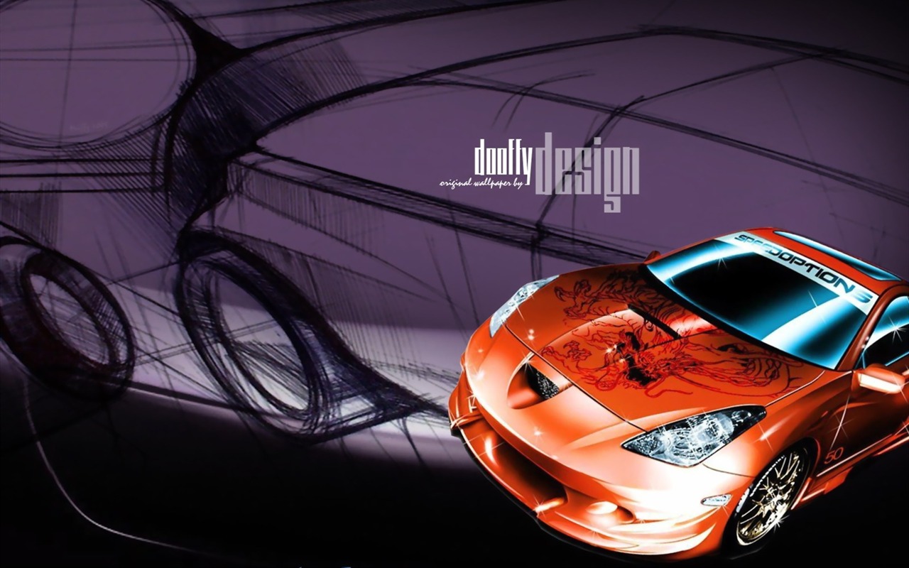 烈火跑車高清壁紙 #37 - 1280x800