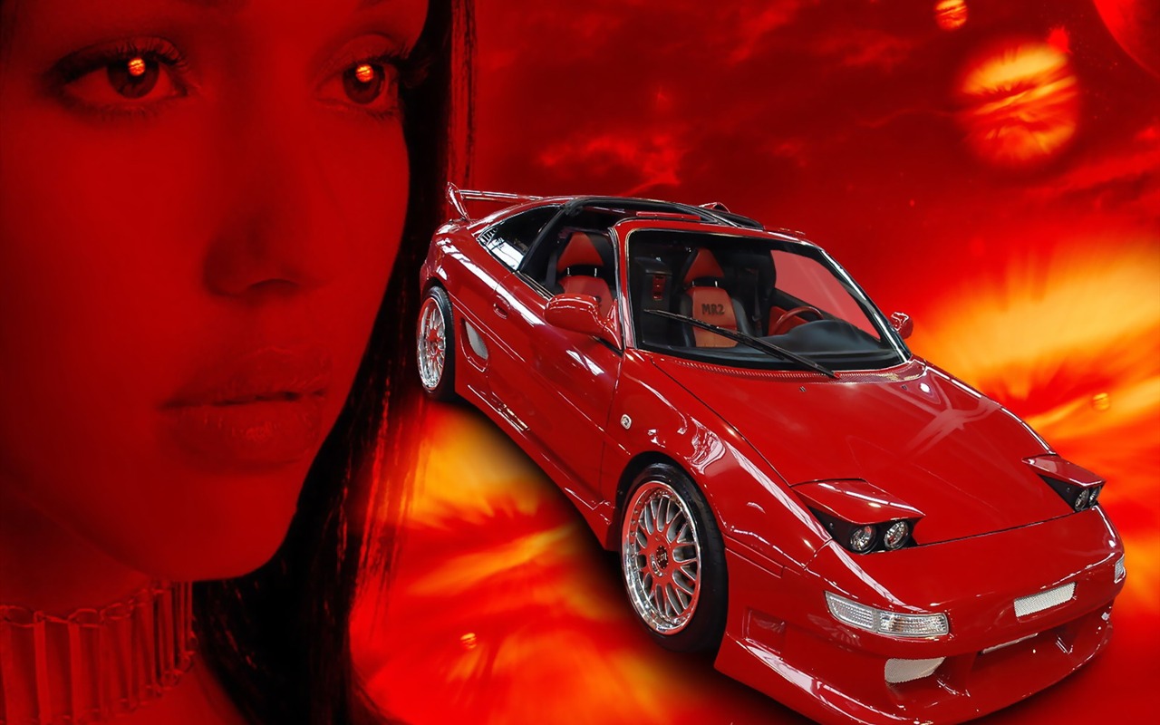 Fire car HD wallpaper #47 - 1280x800