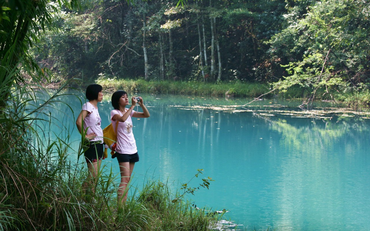 天下美景- 荔波樟江(明湖水杉作品) #4 - 1280x800