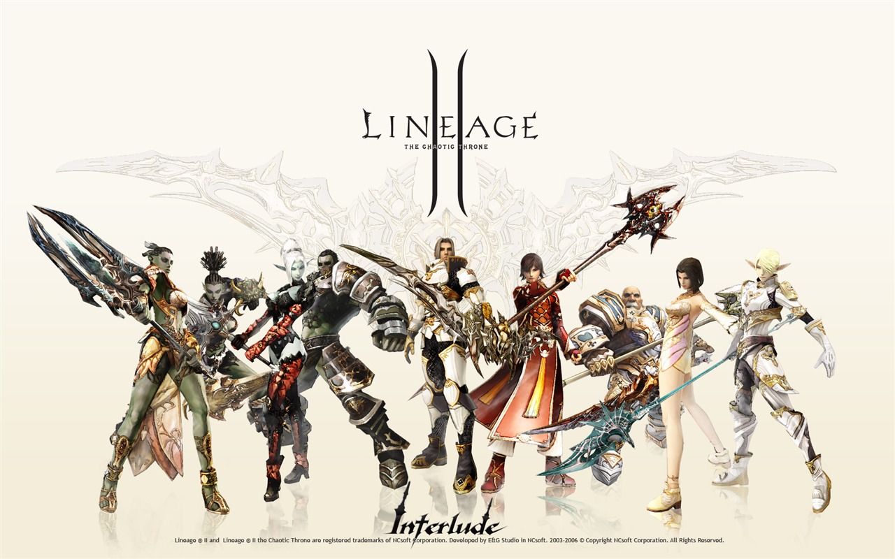 LINEAGE Ⅱ 游戏造型 高清壁纸8 - 1280x800