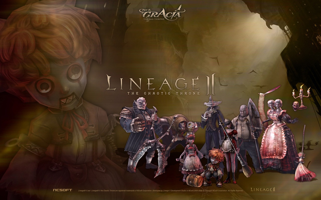 LINEAGE Ⅱ 游戏造型 高清壁纸20 - 1280x800