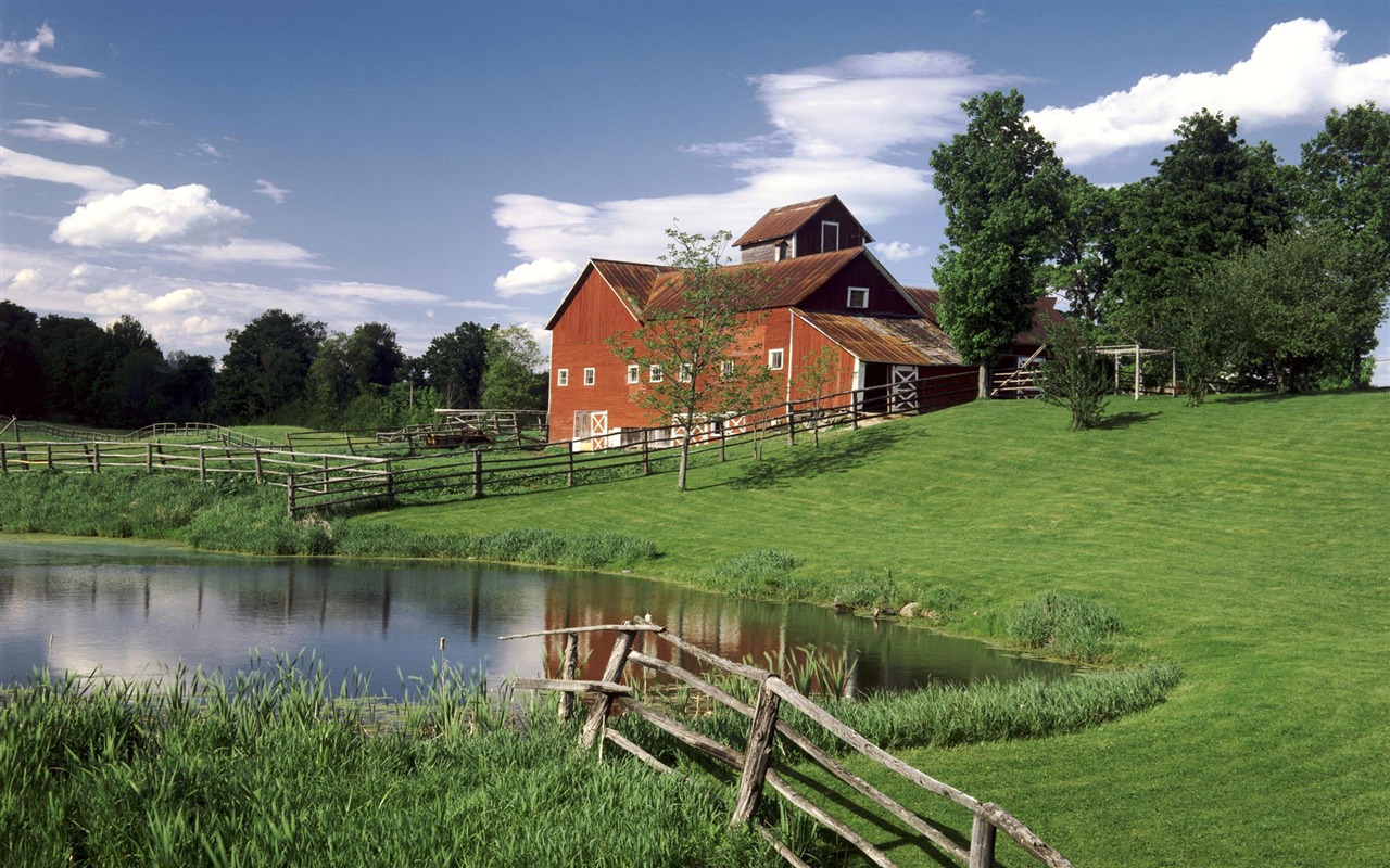 Four Seasons Landscape wallpaper (2) #18 - 1280x800
