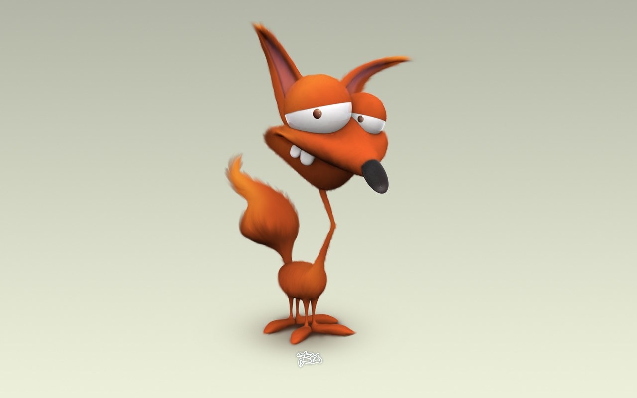 Fun 3D Cartoon Design wallpaper #4 - 1280x800