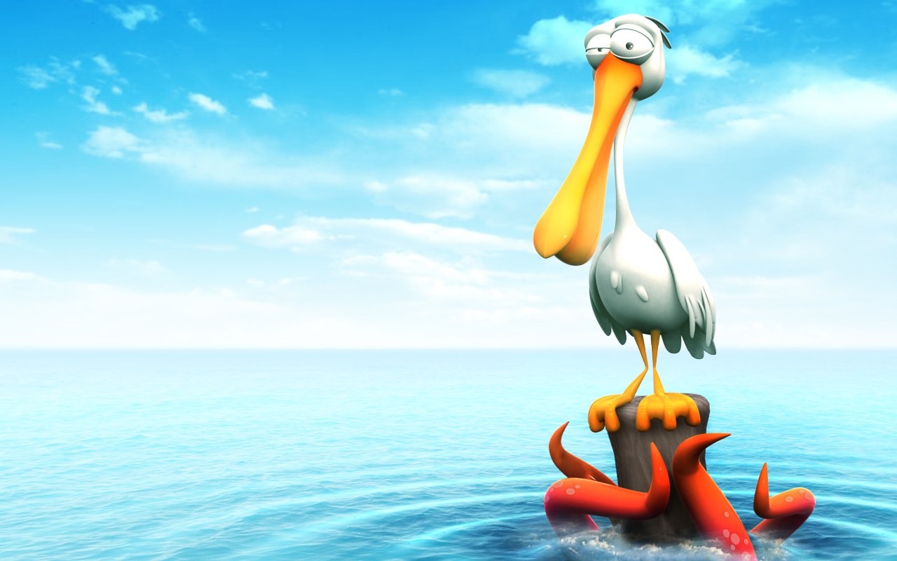 Fun 3D Cartoon Design wallpaper #7 - 1280x800