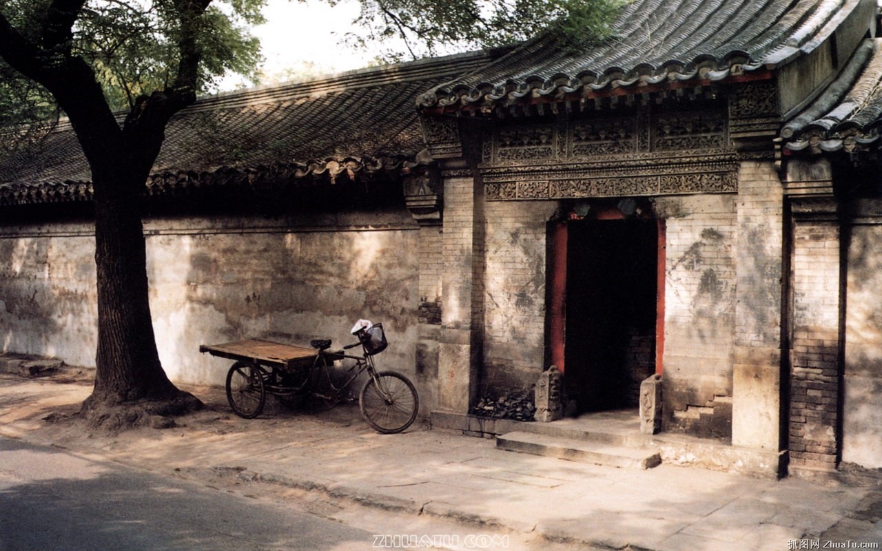 Staré Hutong život pro staré fotografie wallpaper #11 - 1280x800