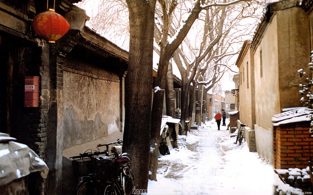 Staré Hutong život pro staré fotografie wallpaper #14 - 1280x800