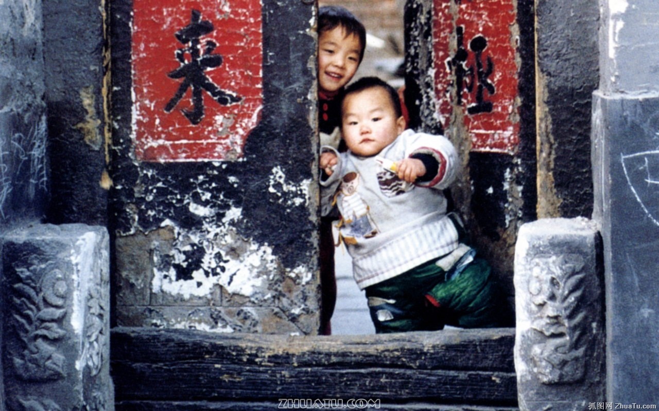 Staré Hutong život pro staré fotografie wallpaper #17 - 1280x800