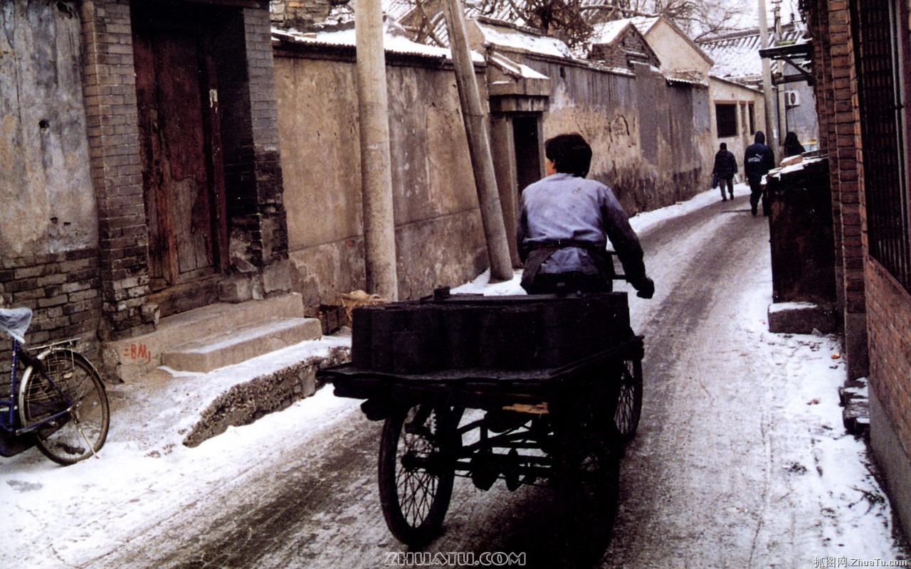 Staré Hutong život pro staré fotografie wallpaper #18 - 1280x800