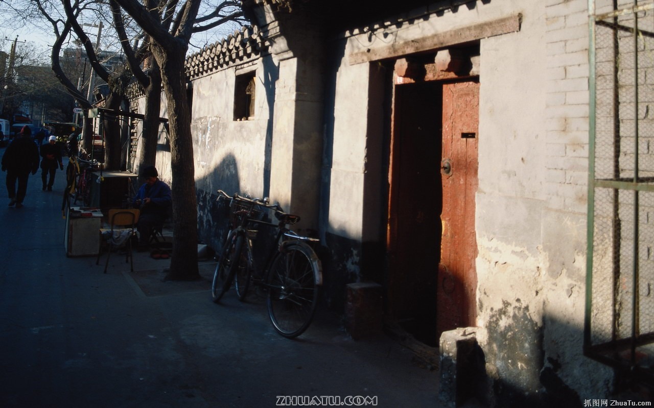 Antiguo vida Hutong de fotos antiguas fondo de pantalla #22 - 1280x800