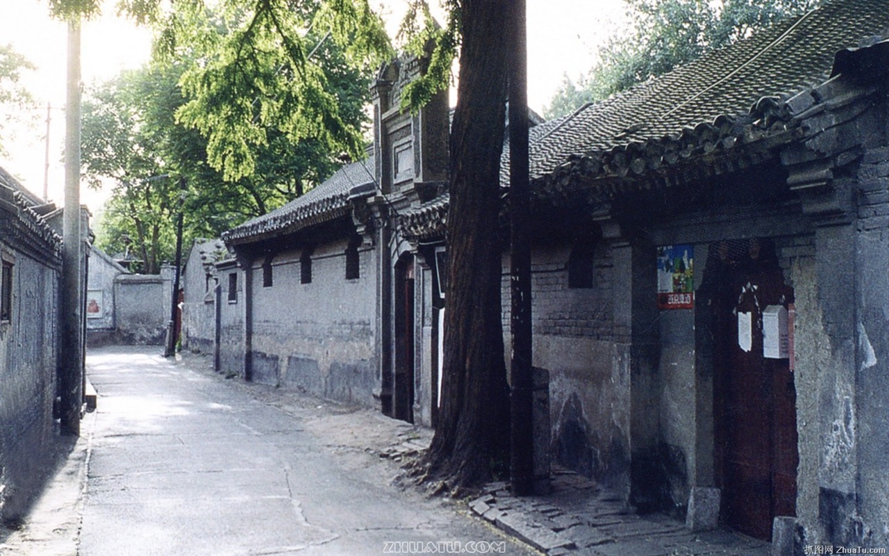 Antiguo vida Hutong de fotos antiguas fondo de pantalla #38 - 1280x800