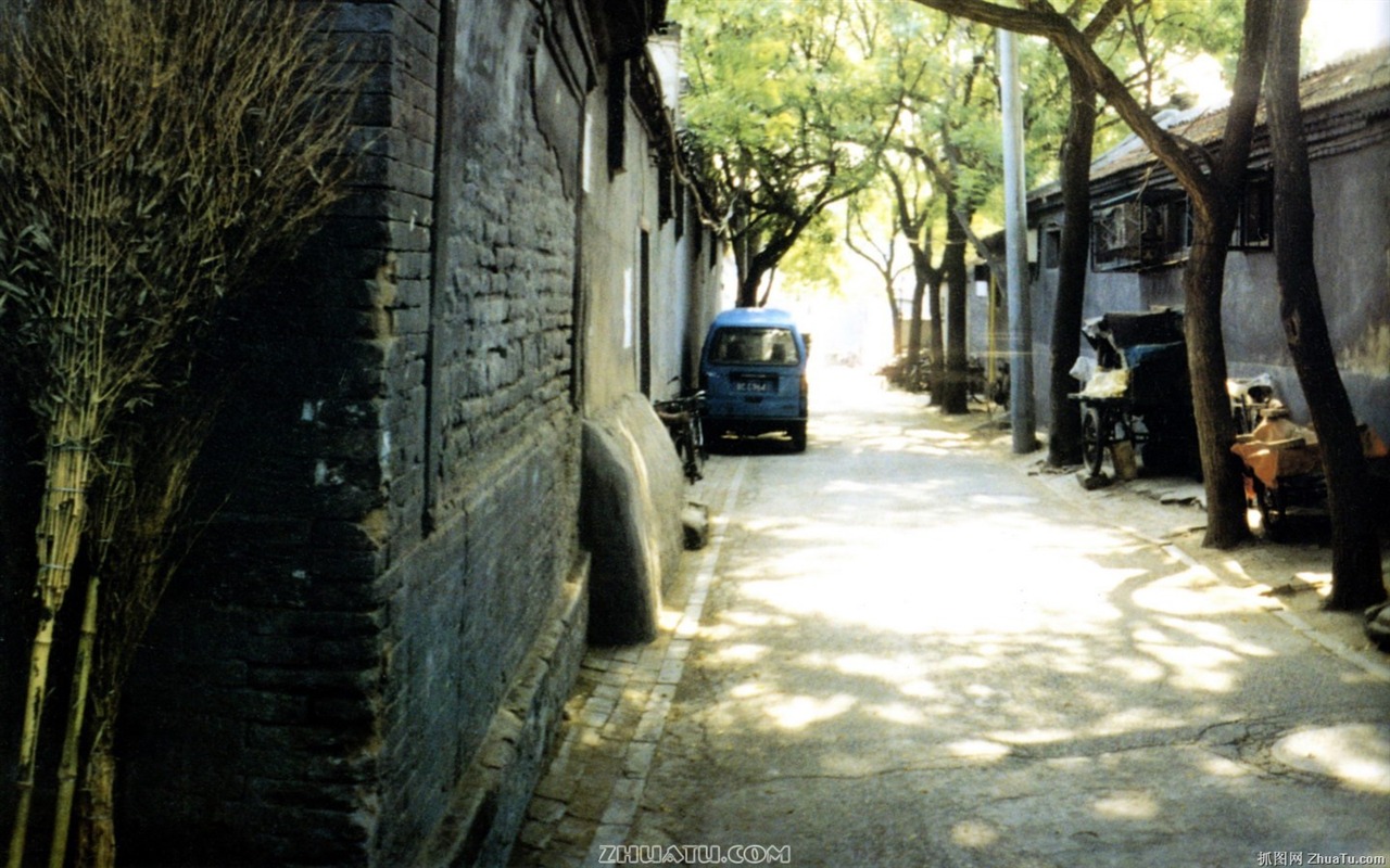 Antiguo vida Hutong de fotos antiguas fondo de pantalla #40 - 1280x800