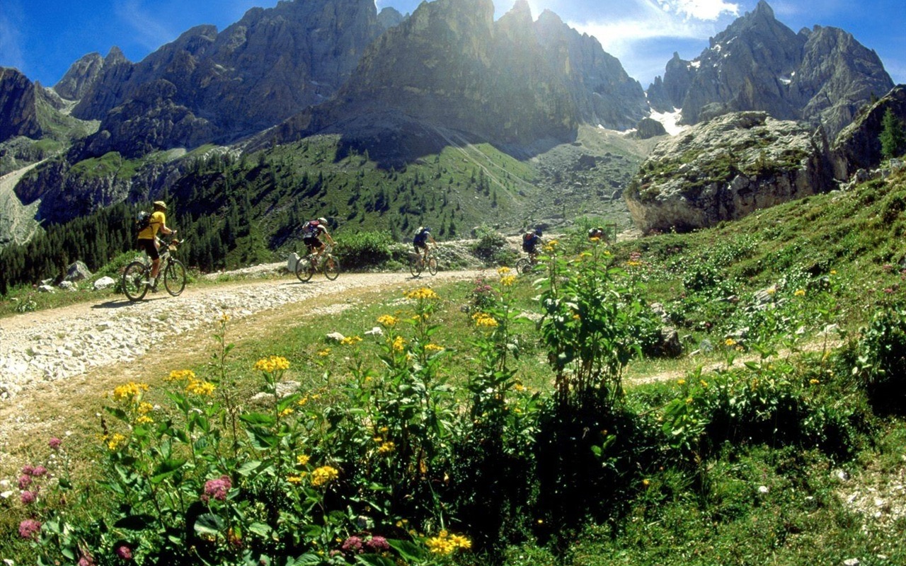 Fond d'écran de vélo de montagne #5 - 1280x800