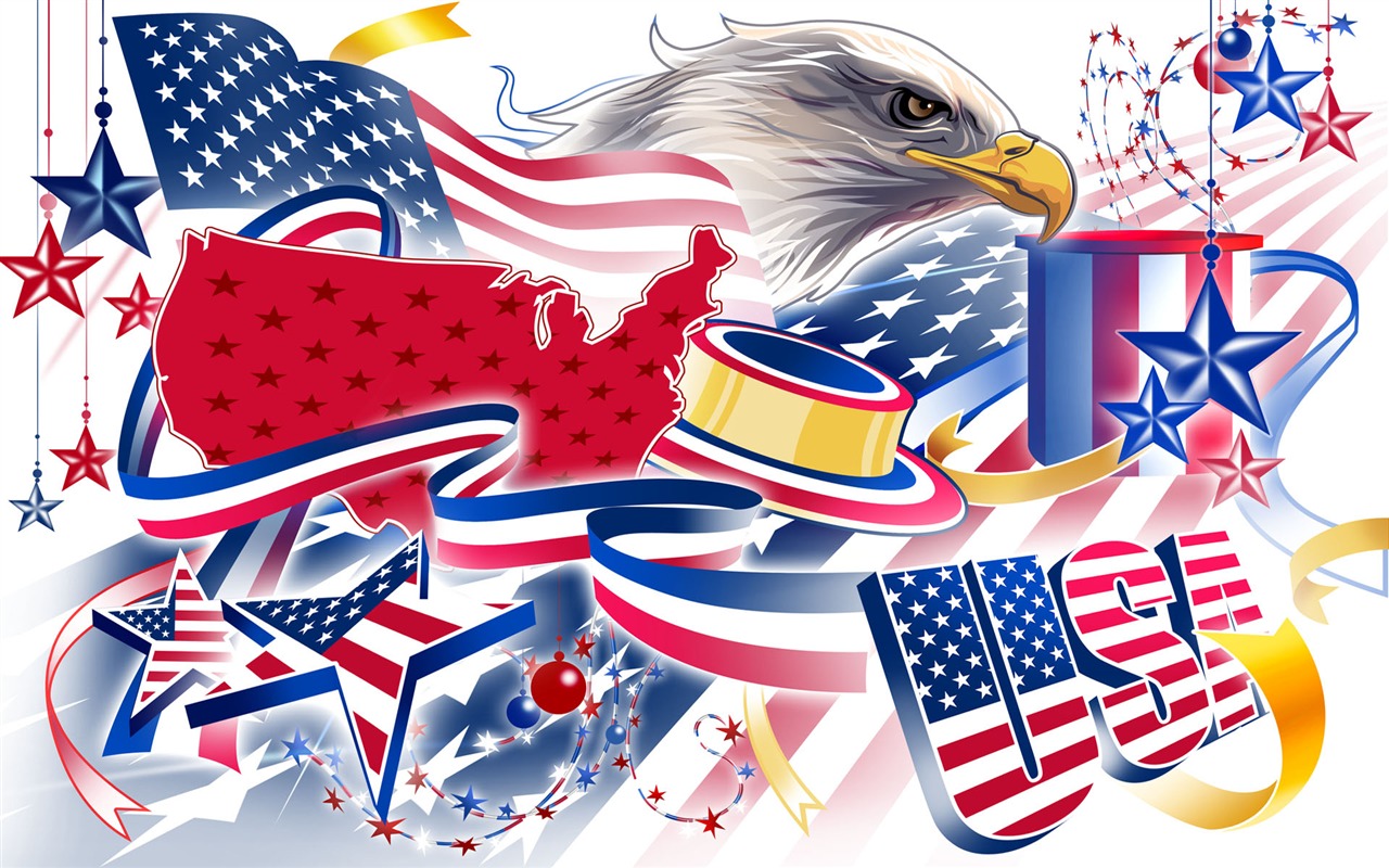 美国独立日主题壁纸5 - 1280x800