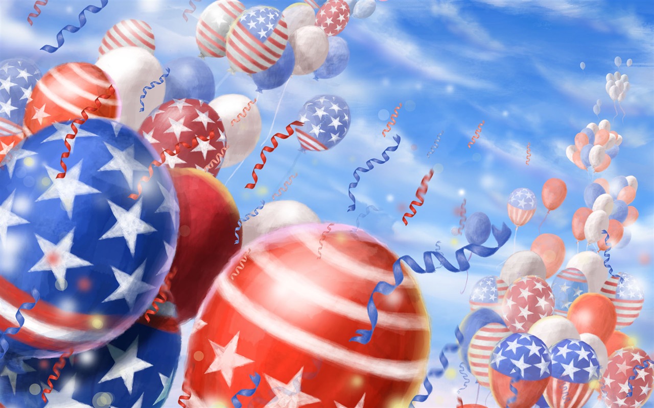 U. S. Den nezávislosti téma wallpaper #12 - 1280x800