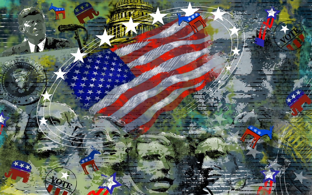 U. S. Den nezávislosti téma wallpaper #20 - 1280x800