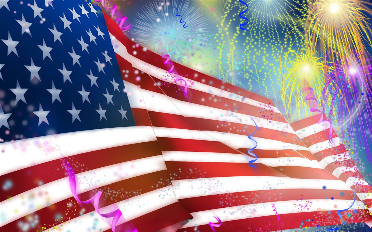 U.S. Independence Day theme wallpaper #30 - 1280x800