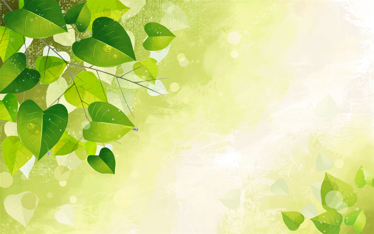 Syntetické Wallpaper barevné květiny #1 - 1280x800