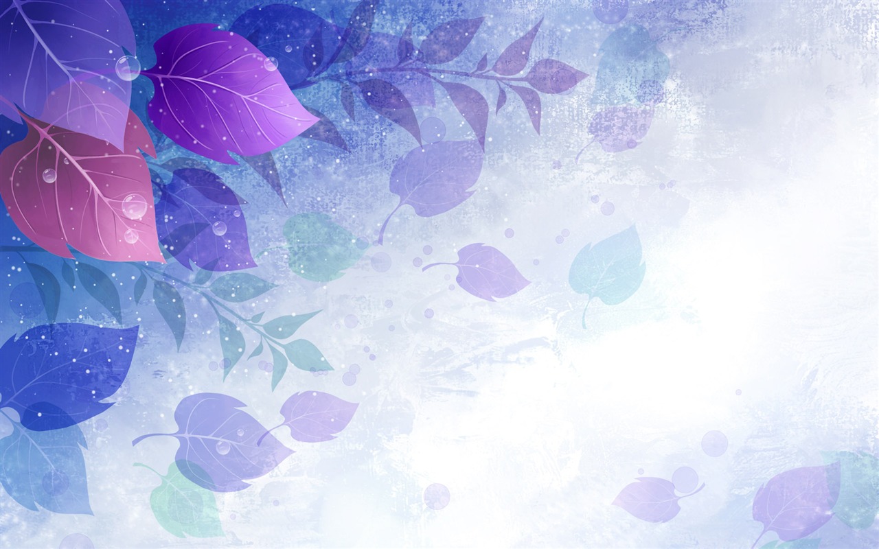 Syntetické Wallpaper barevné květiny #2 - 1280x800