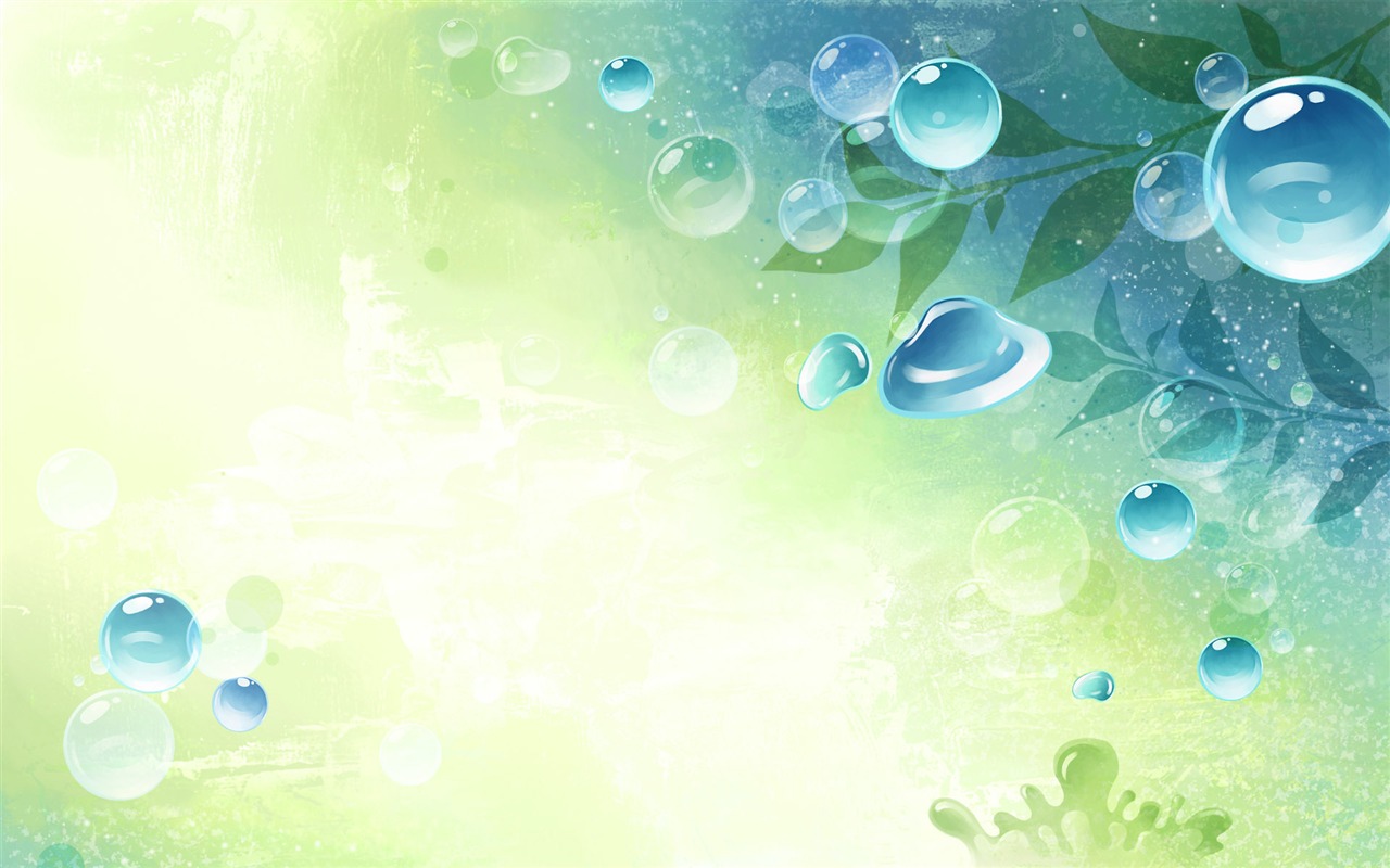Syntetické Wallpaper barevné květiny #5 - 1280x800