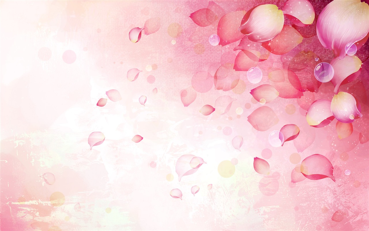 Syntetické Wallpaper barevné květiny #10 - 1280x800