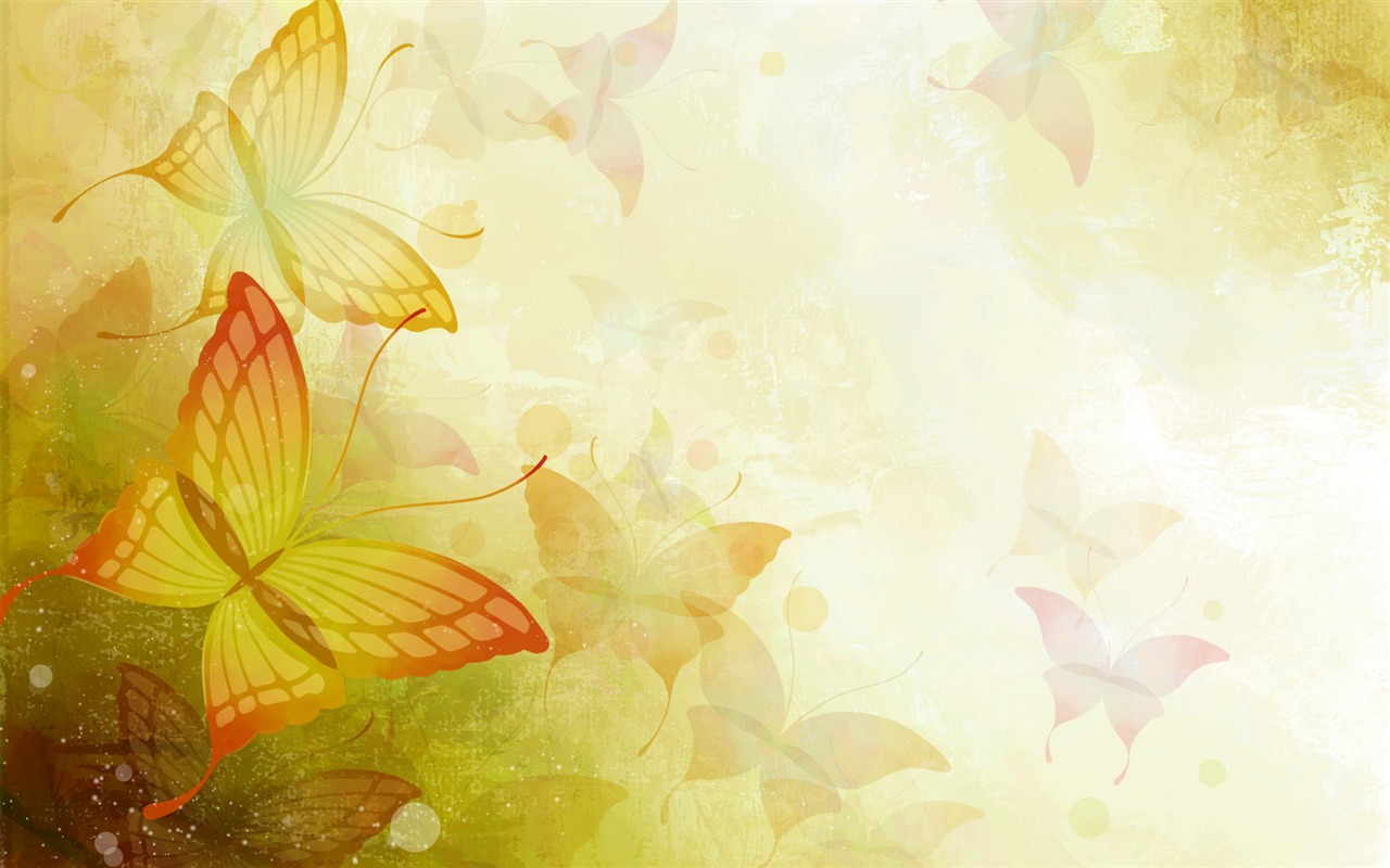 Syntetické Wallpaper barevné květiny #11 - 1280x800