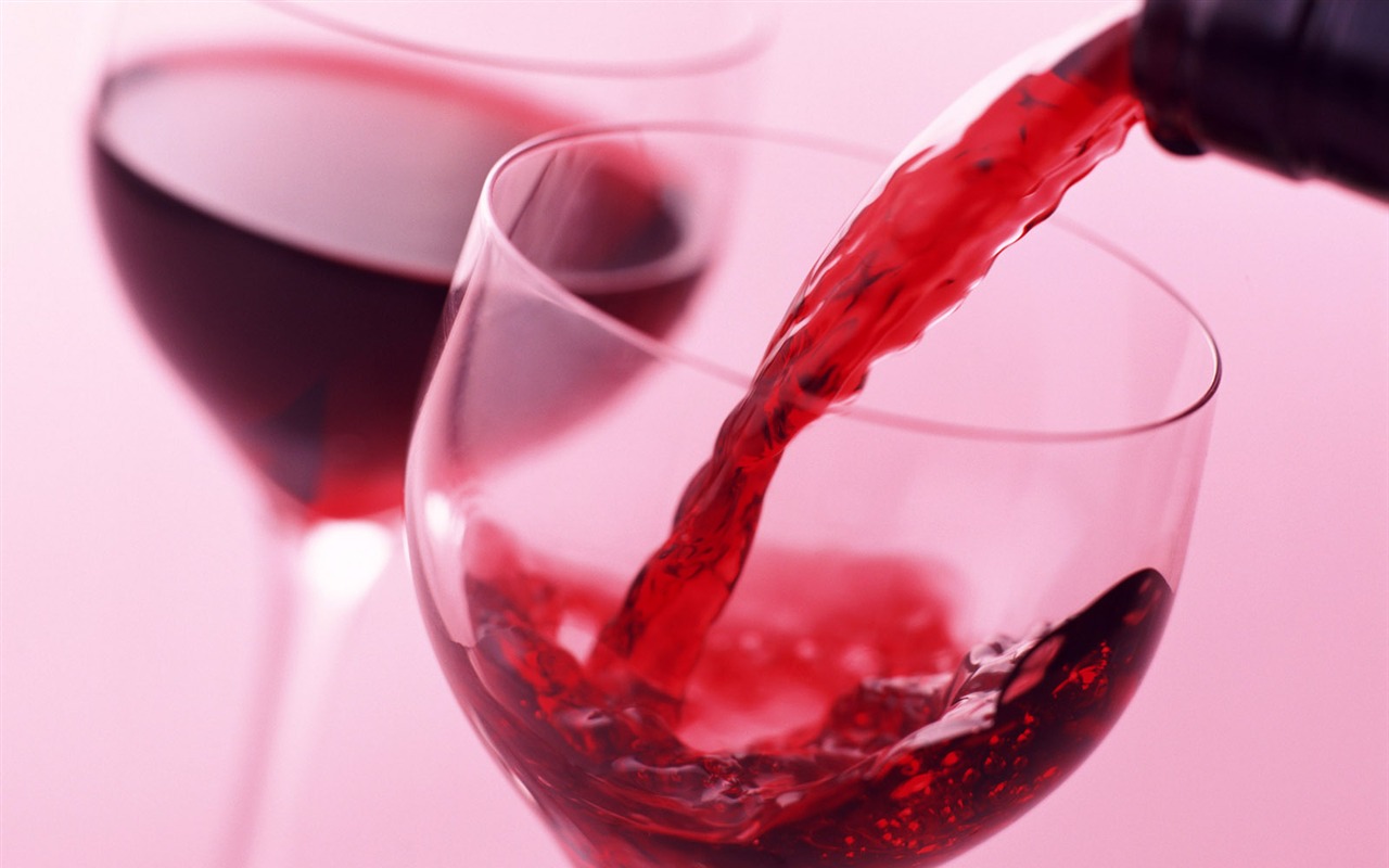 酒水與酒杯壁紙 #21 - 1280x800